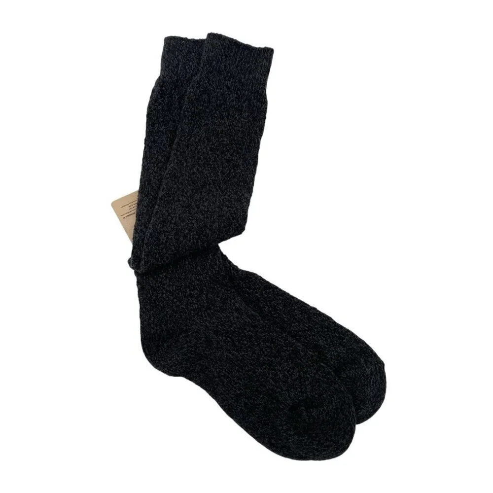 MUK LUKS WOMENS SIZE 6-11 KNEE HIGH SOCKS 1 PAIR GRAY NWT BOOT SOCKS